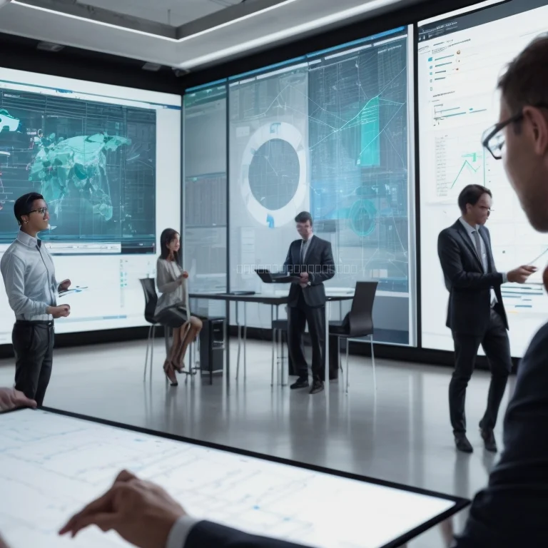 Illustration of AI workflow stages